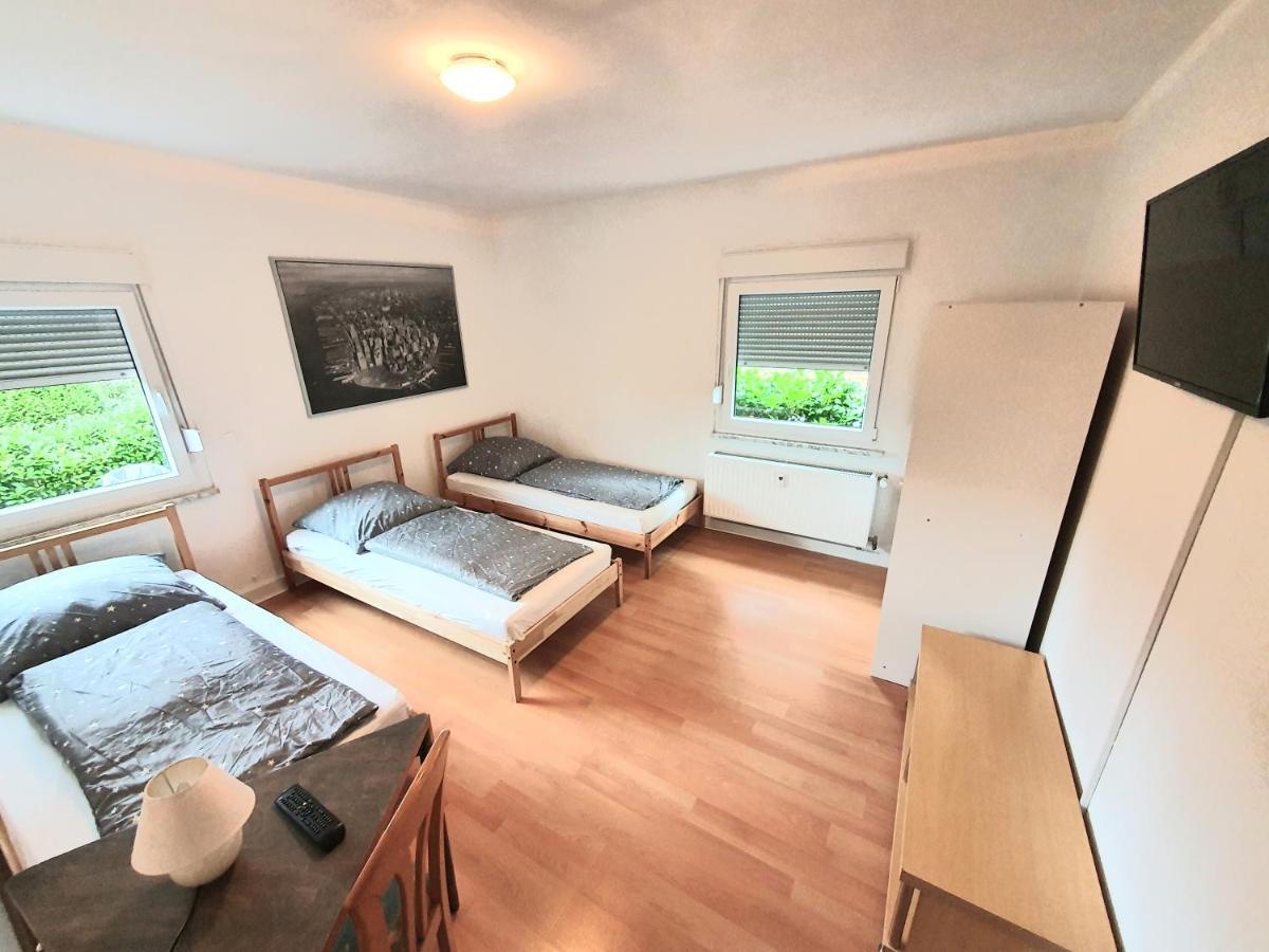 Apartamento Lieblingsmensch Oberhausen Mit Terrasse Exterior foto